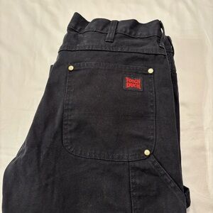 Black Tough Duck Work Pants